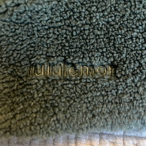 NWT Lululemon Oversized Cropped Half-Zip Fleece Hooded Scuba XS/S Smoked Spruce - Picture 6 of 12